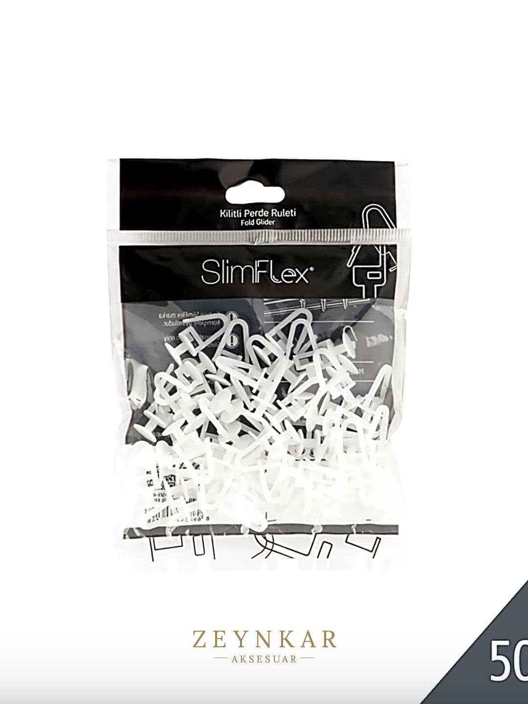 Slimflex Kilitli Perde Ruleti