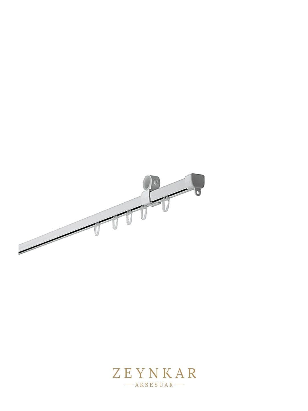 Linadora U Biçimli Perde Rayı 150 cm Beyaz - 150 cm