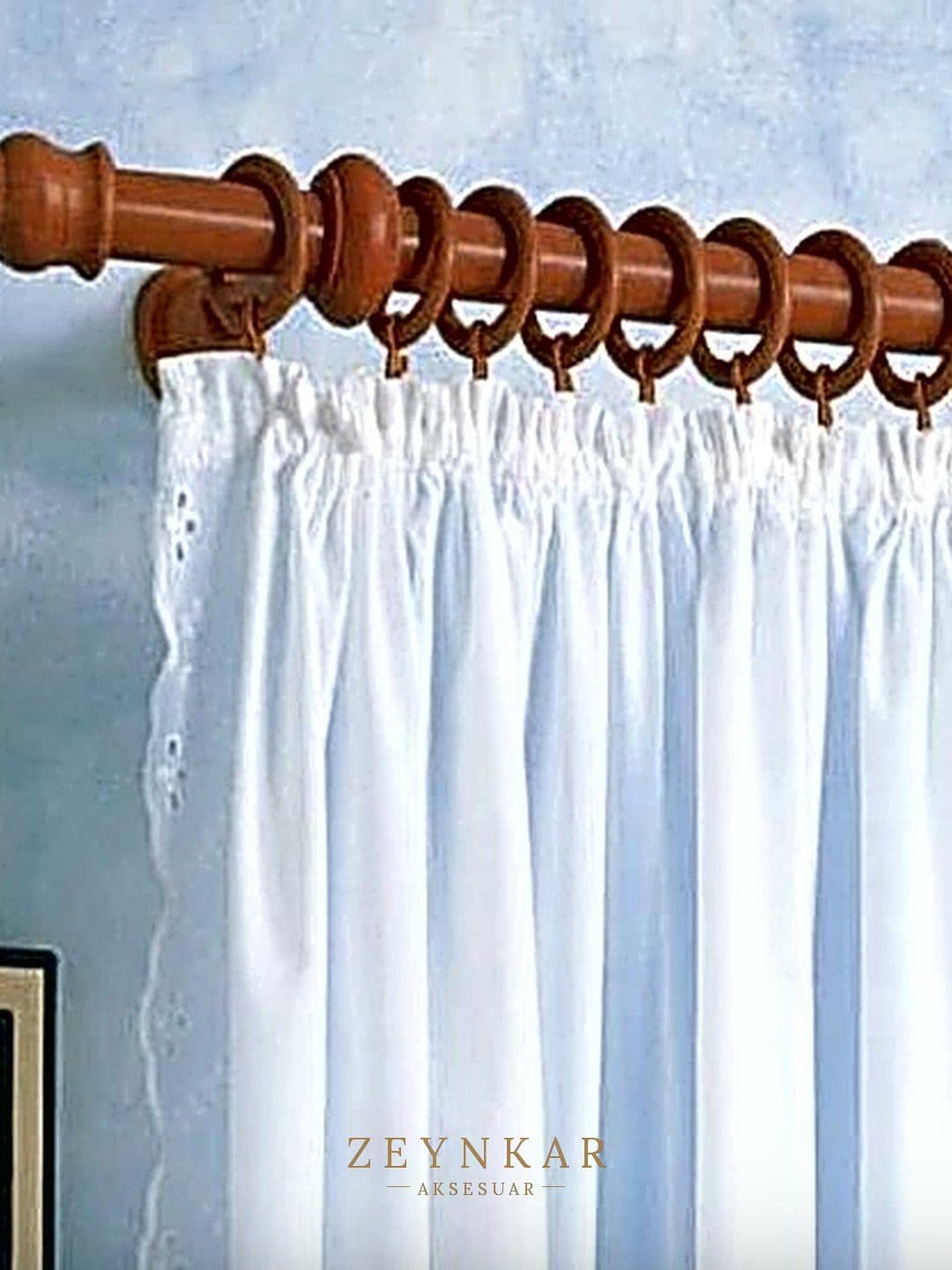Linadora Ahşap Rustik 28 mm 120 cm Kiraz - 28 mm