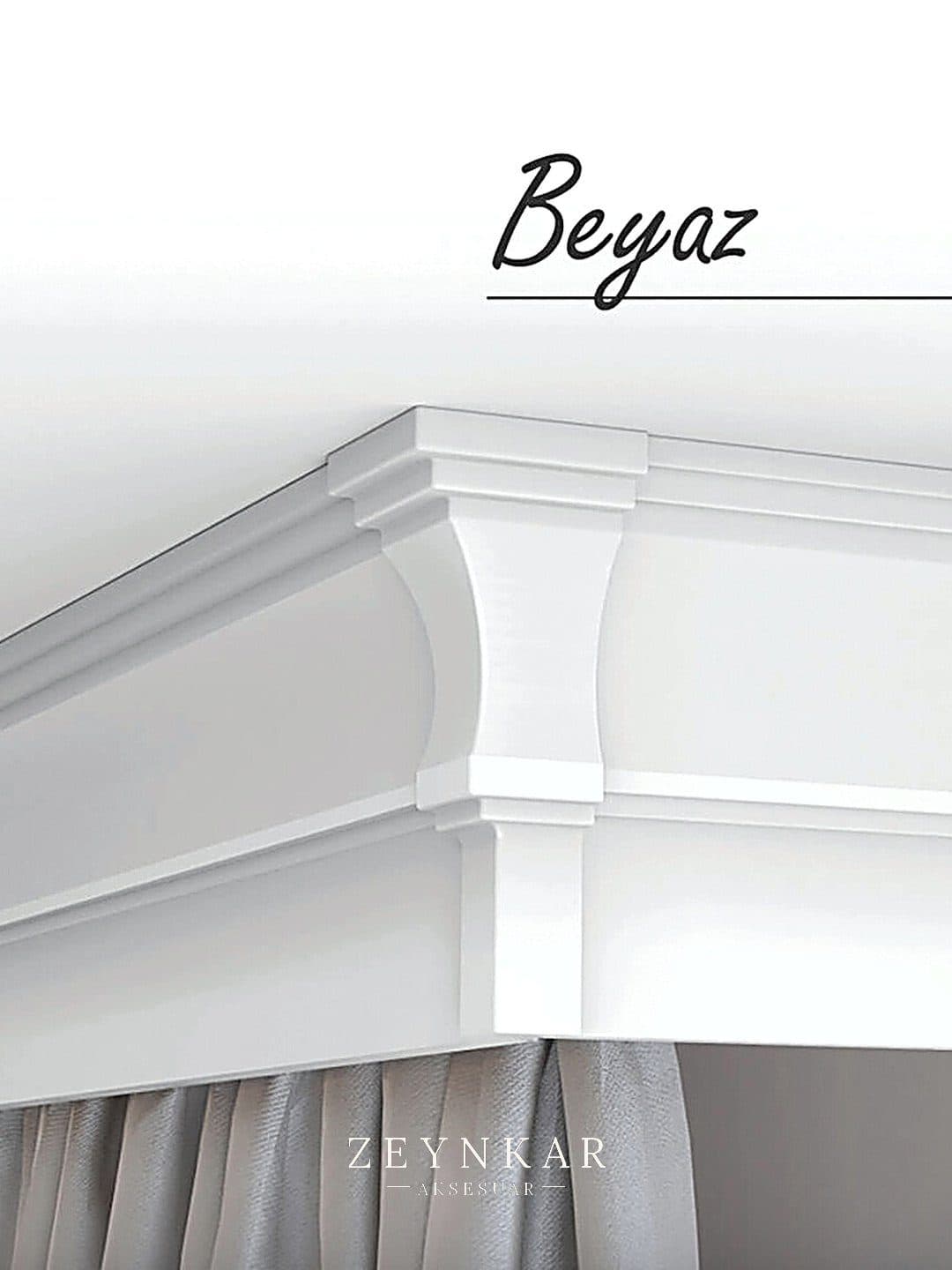 Slimflex Deco Bella 2'li Ray Beyaz 400 cm - 400 cm