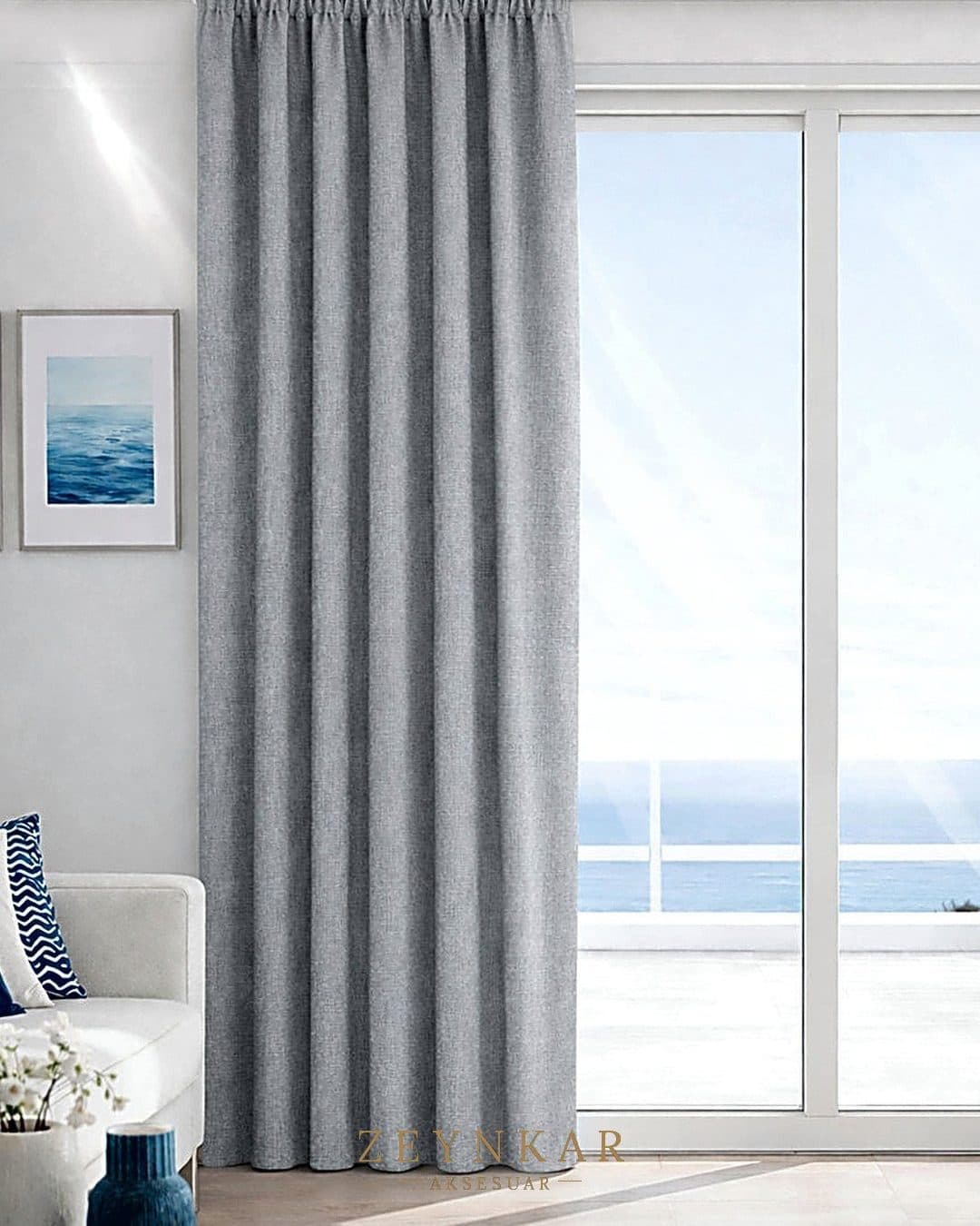 Premier Home Nadia Fon Perde Gri - 170x270 cm