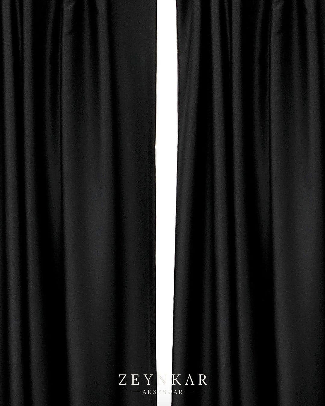 Elegance Eco Blackout Fon Perde Siyah - 140x270 cm