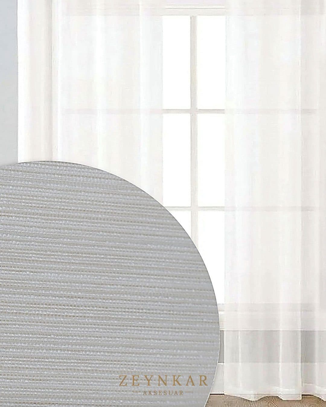 Premier Home Beta Tül Ekru 300x270 cm - 300x270 cm