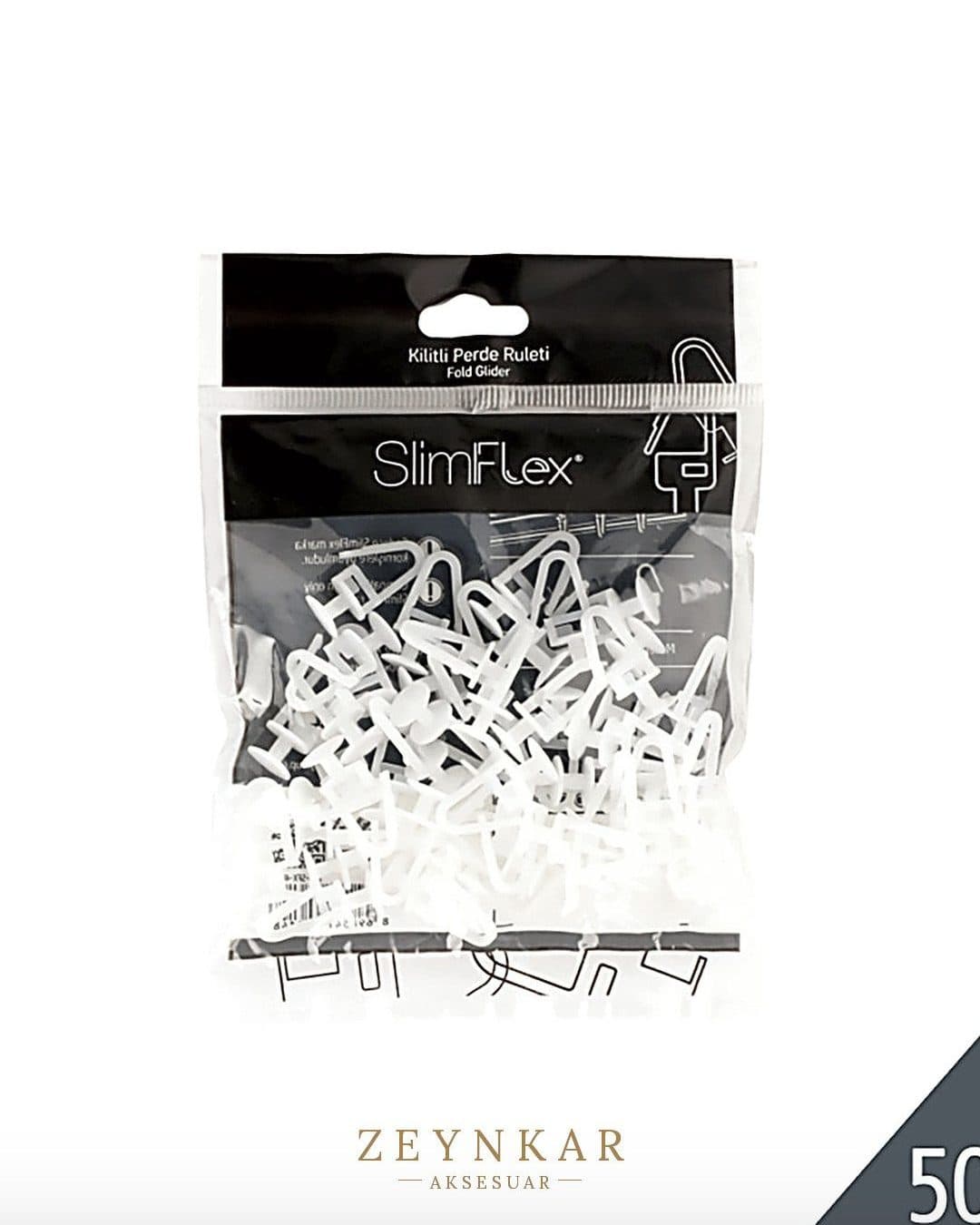Slimflex Kilitli Perde Ruleti