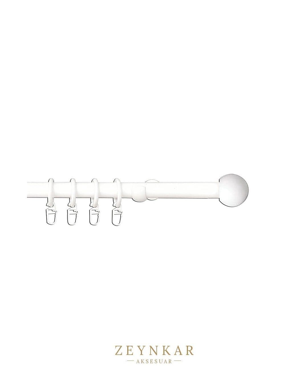 Linadora Metal Rustik Kugel Beyaz 200 cm - 200 cm