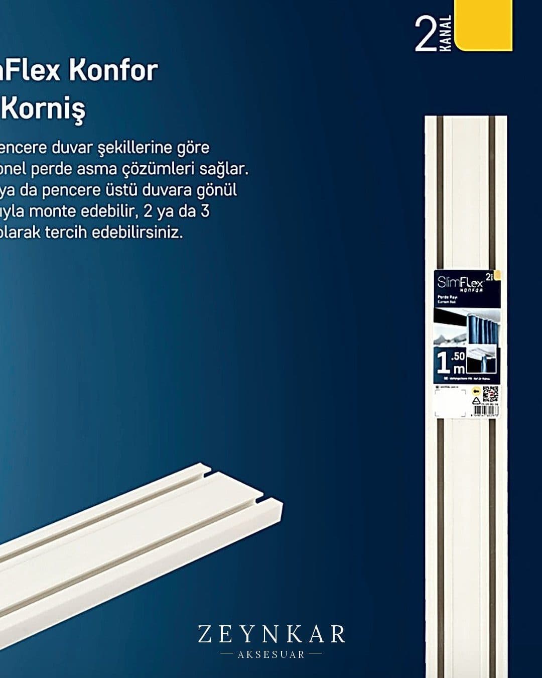 Slimflex Klasik Sx 2'li PVC Ray