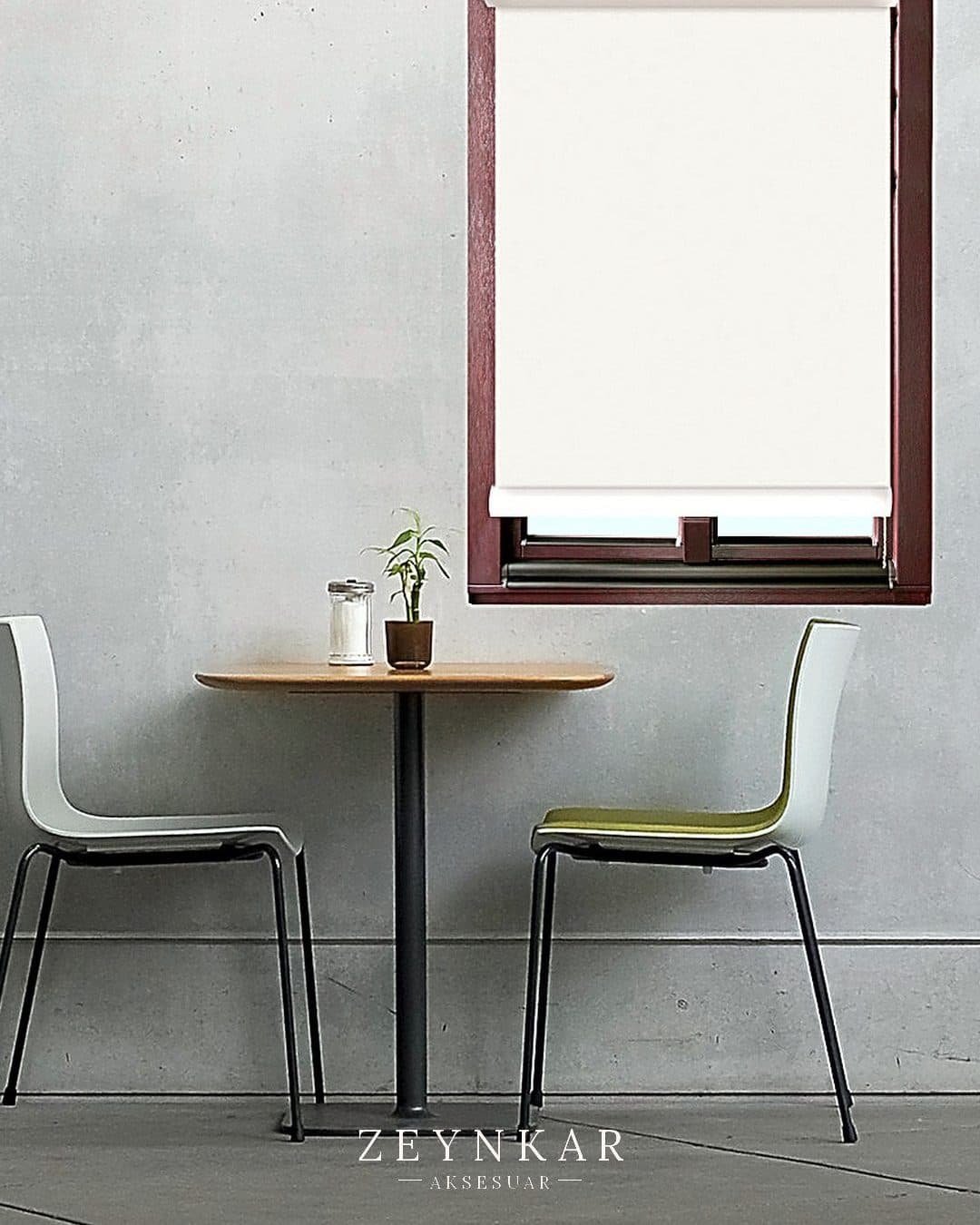 Elegance Mat Sun Polyester 60x200 cm Kumaş Stor Ekru - 60x200 cm