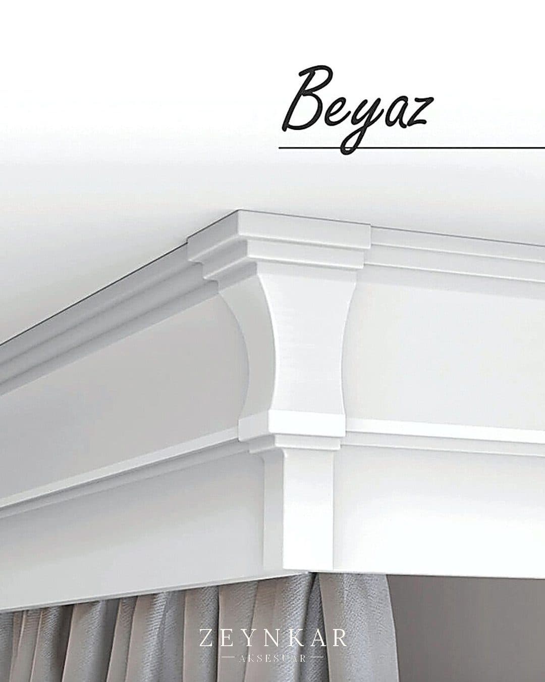 Slimflex Deco Bella 2'li Ray Beyaz 350 cm - 350 cm