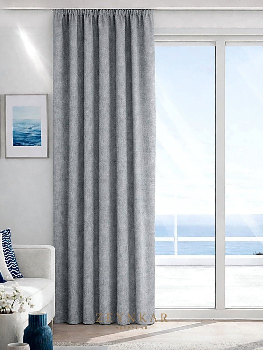 Premier Home Nadia Fon Perde Gri - 170x270 cm