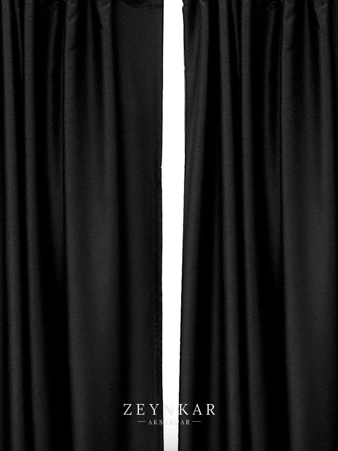 Elegance Eco Blackout Fon Perde Siyah - 140x270 cm