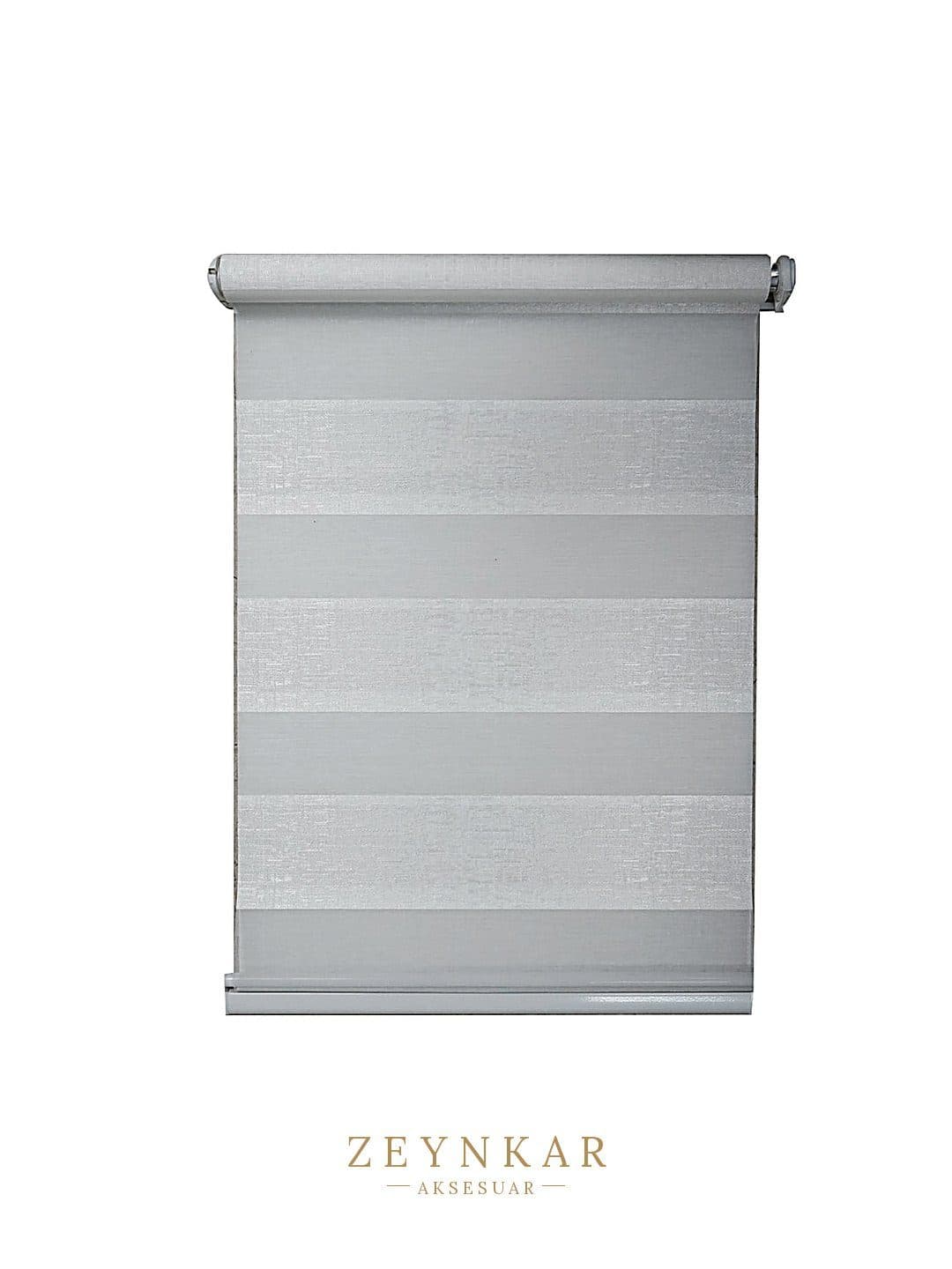 Linadora Zebra Stor Jakar Beyaz 60x200 cm - 60x200 cm