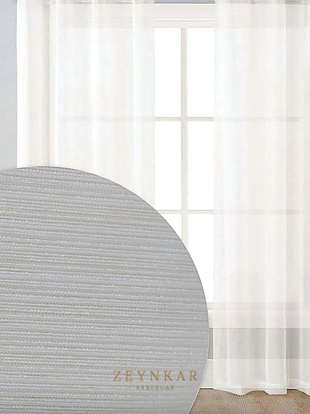 Premier Home Beta Tül Ekru 300x270 cm - 300x270 cm