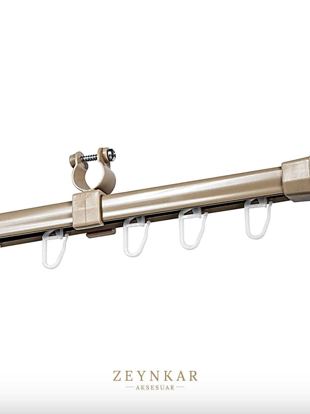 Linadora U Biçimli Perde Rayı 150 cm Bej - 150 cm