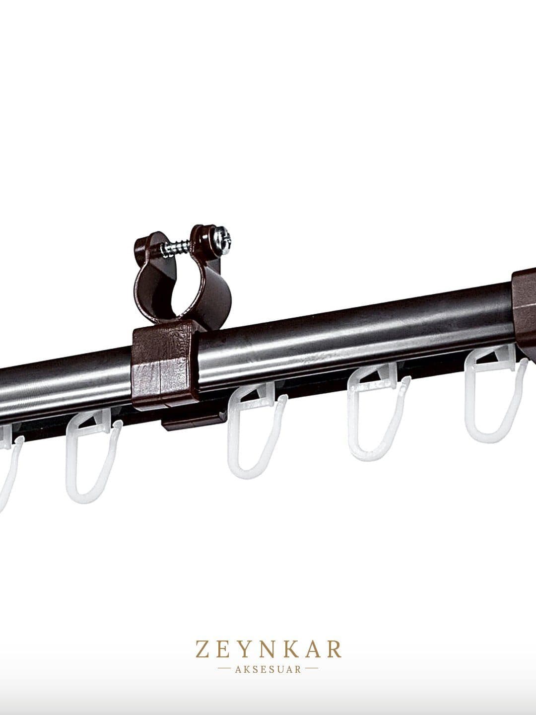 Linadora U Biçimli Perde Rayı 150 cm Ceviz - 150 cm