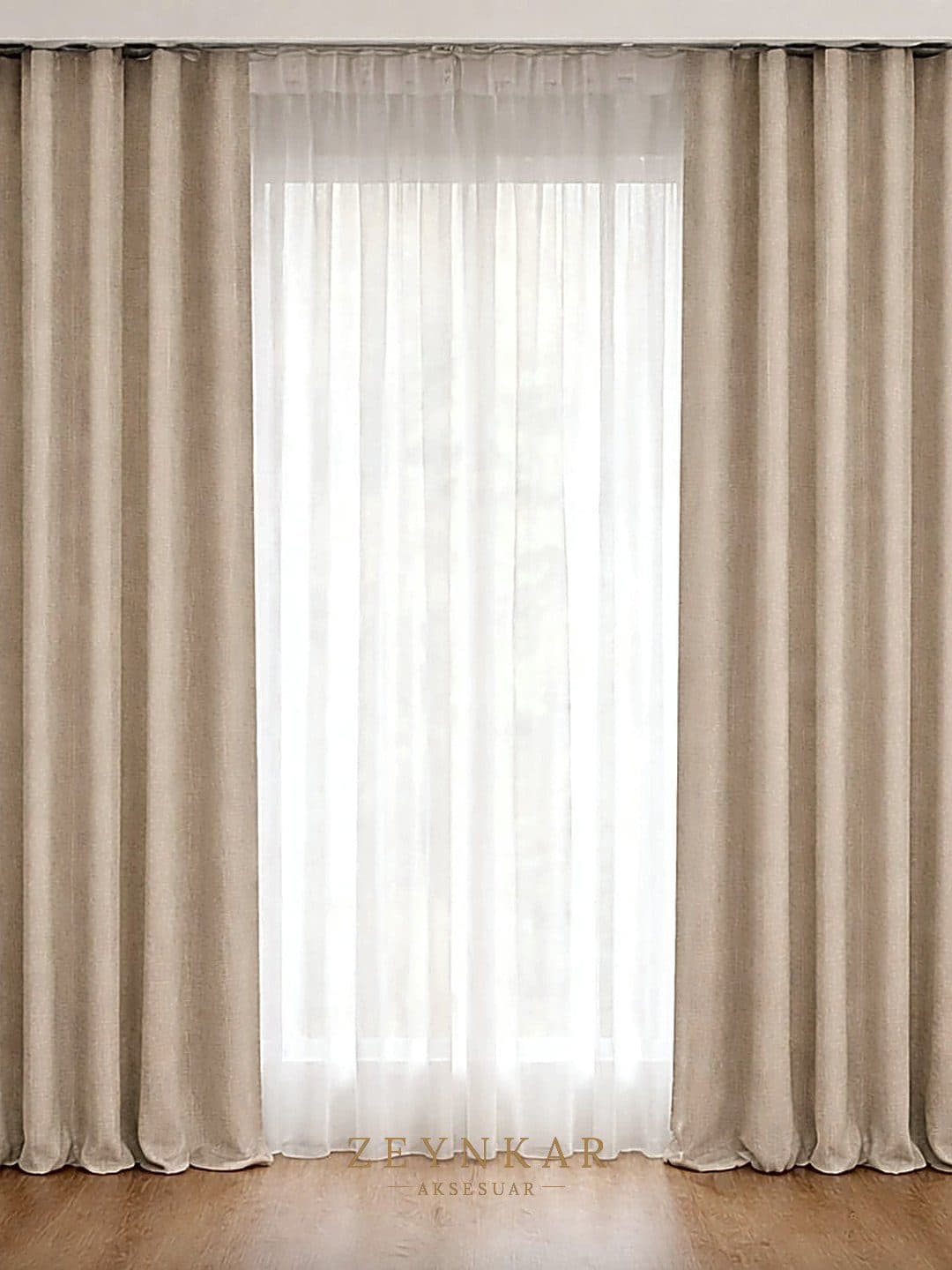 Premier Home Nadia Fon Perde Bej - 170x270 cm
